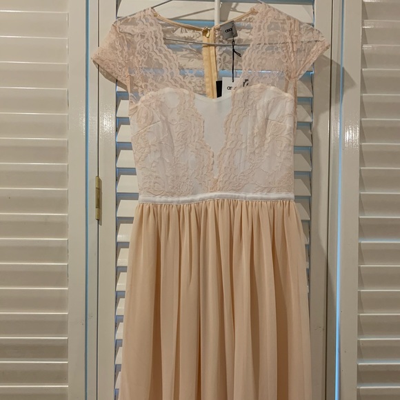 ASOS Scalloped Lace Midi Dress NWT - Picture 6 of 16